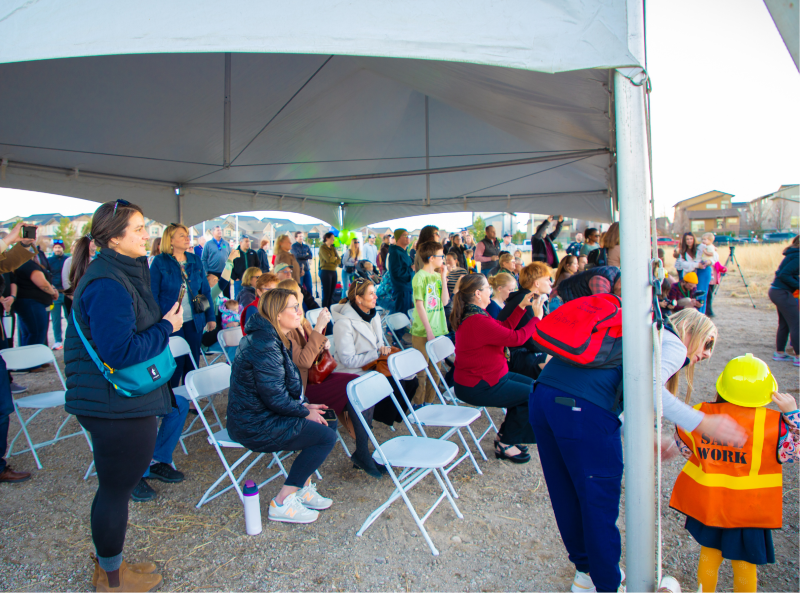 sterling ranch elementary groundbreaking 1
