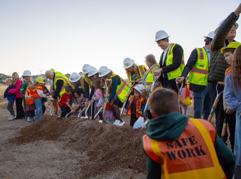sterling ranch elementary groundbreaking 4