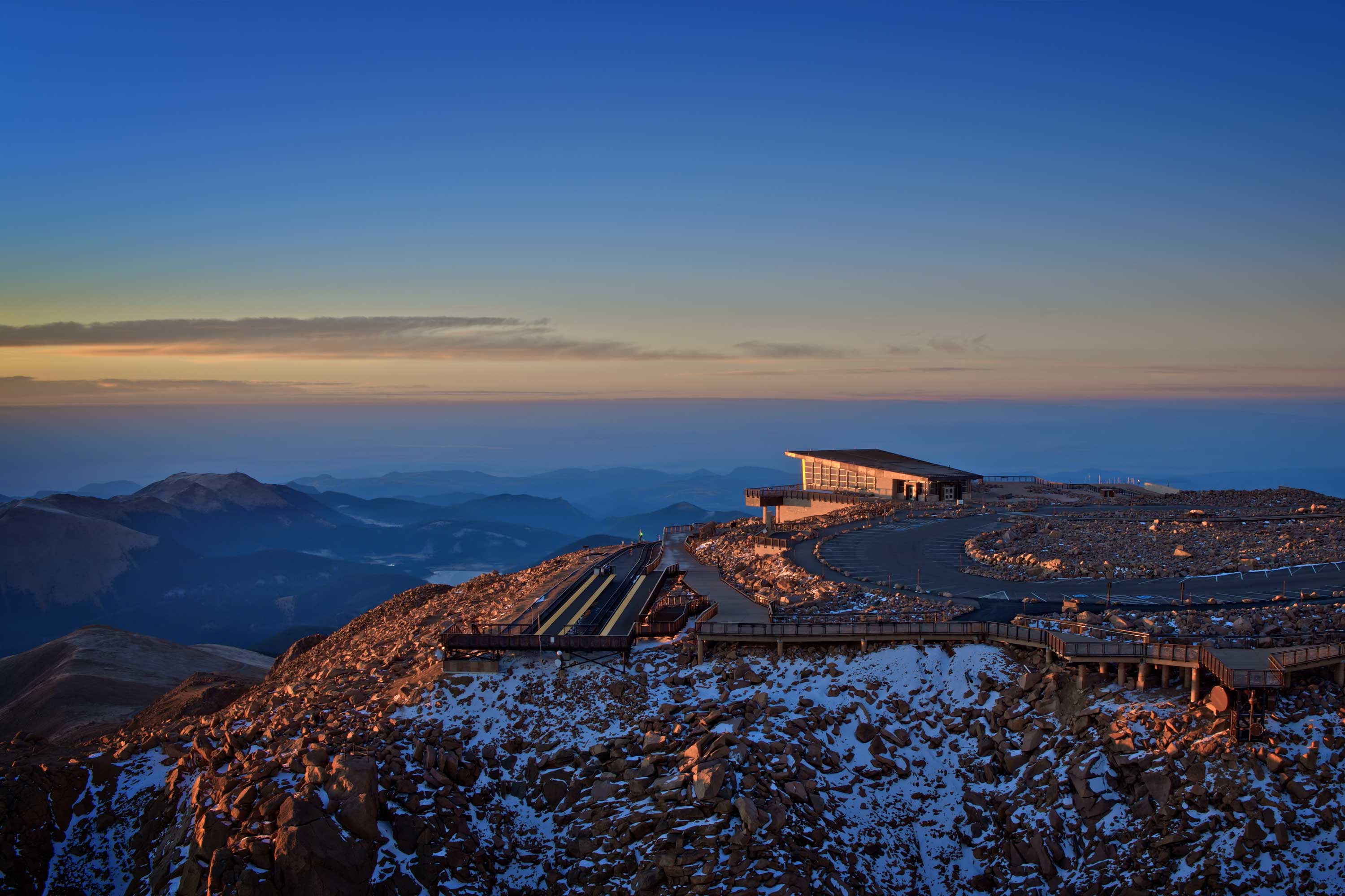 Pikes Peak Summit Drone