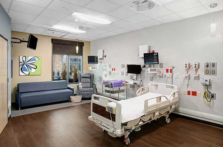 st. franics nicu patient room