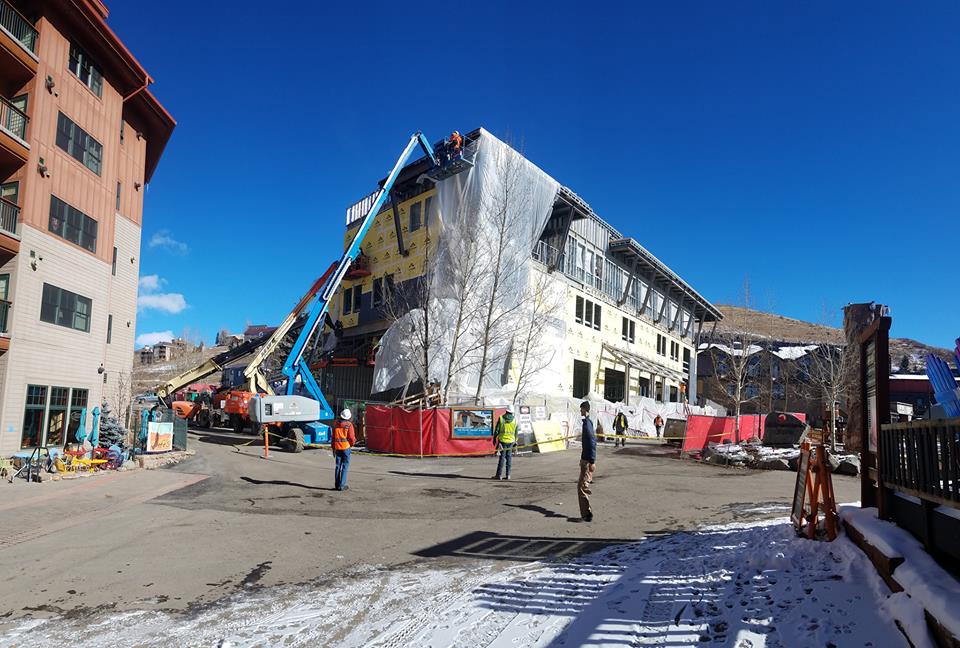 new kelsey wright building under construction