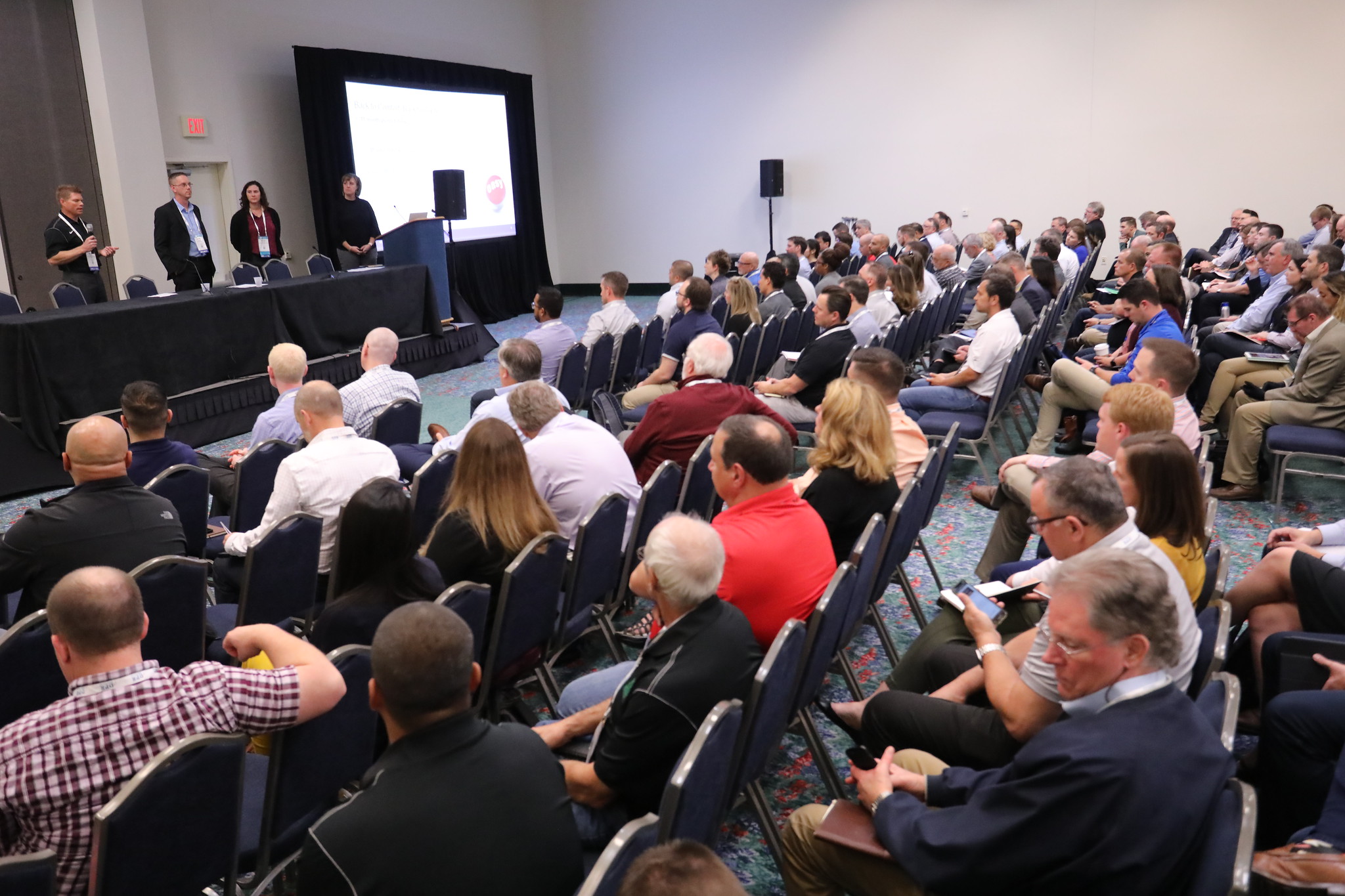 jon bock presenting to an audience