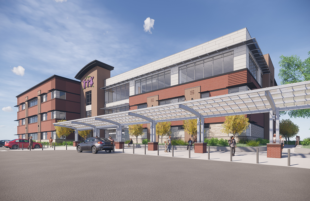 rendering of the new east side clinic