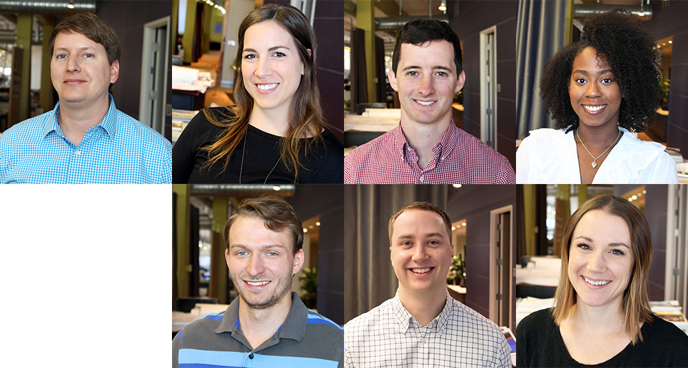 collage of headshots of new staff